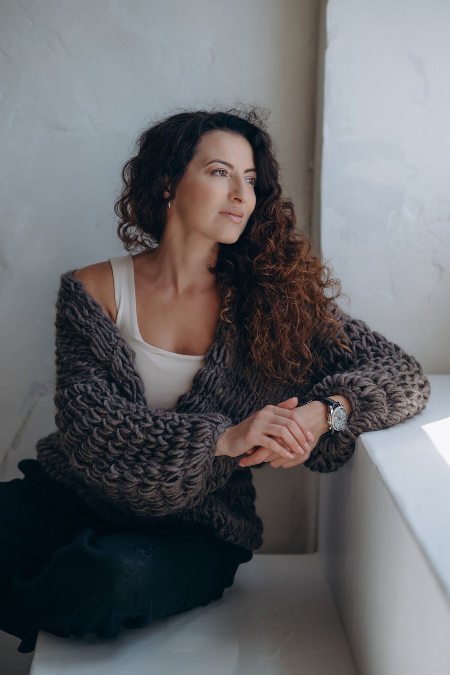 Alpaca Cardigan Tryffel 2