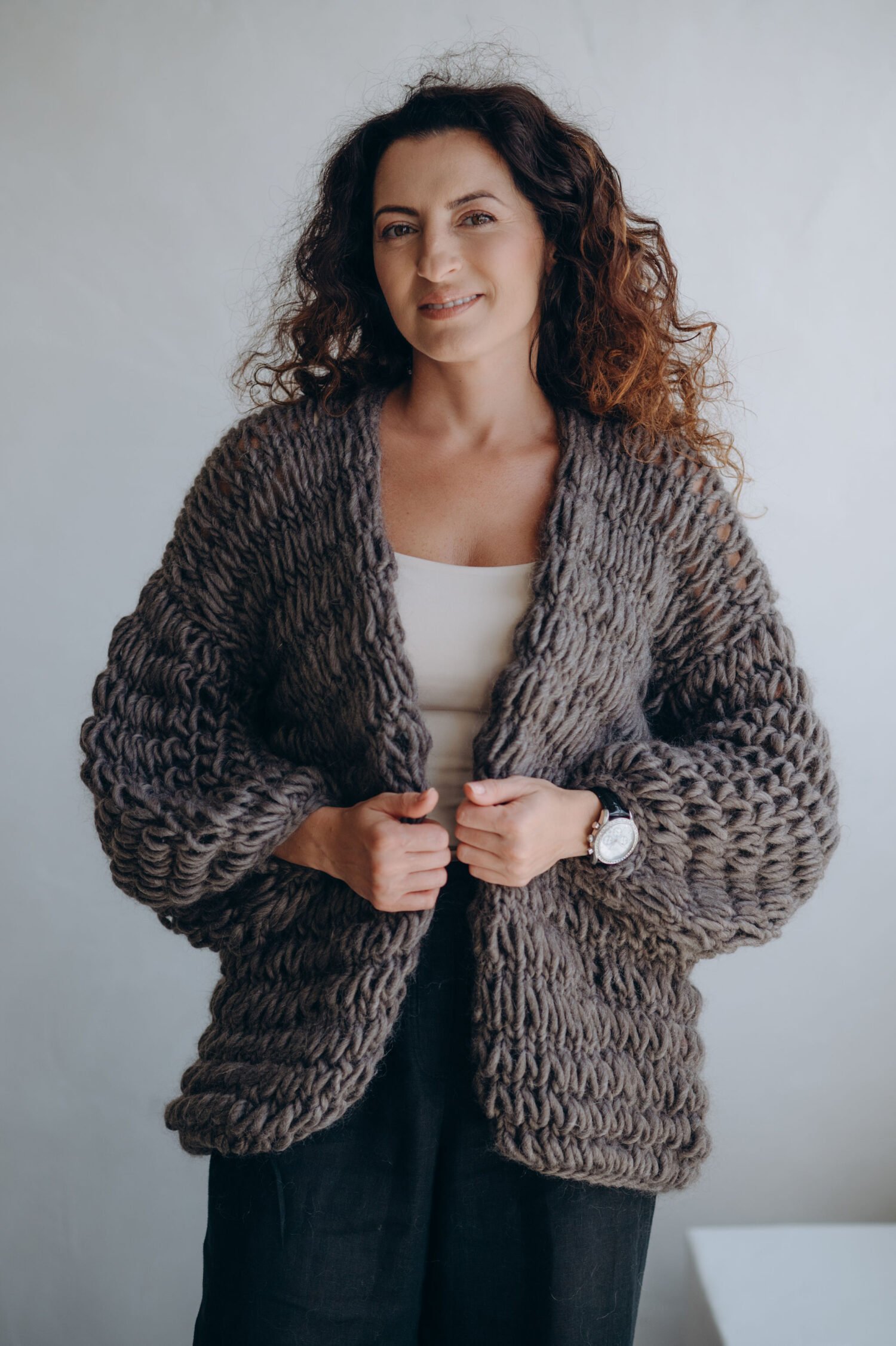 Alpaca Cardigan Tryffel