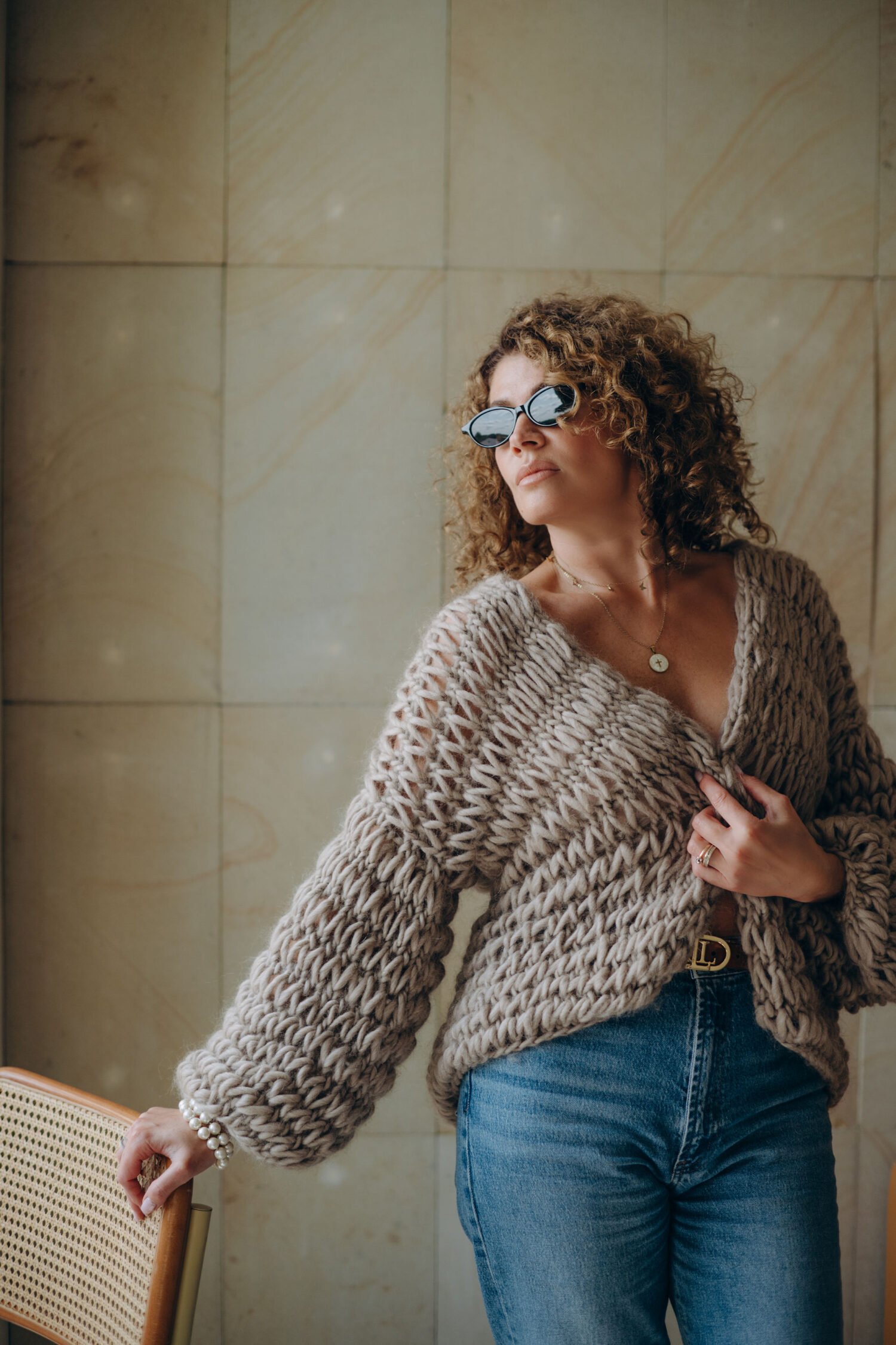 Alpaca Cardigan Light 4