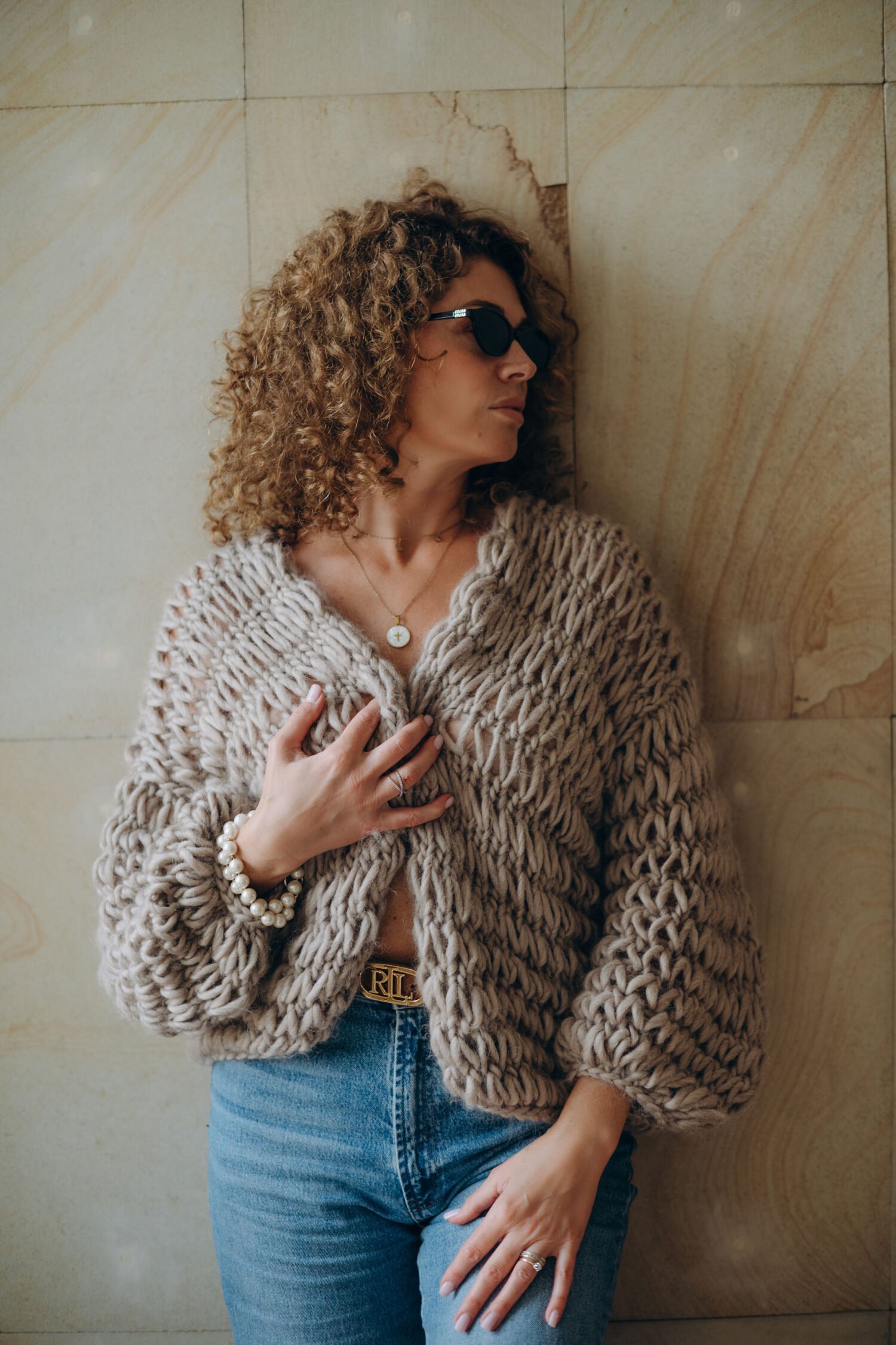 Alpaca Cardigan Light 2