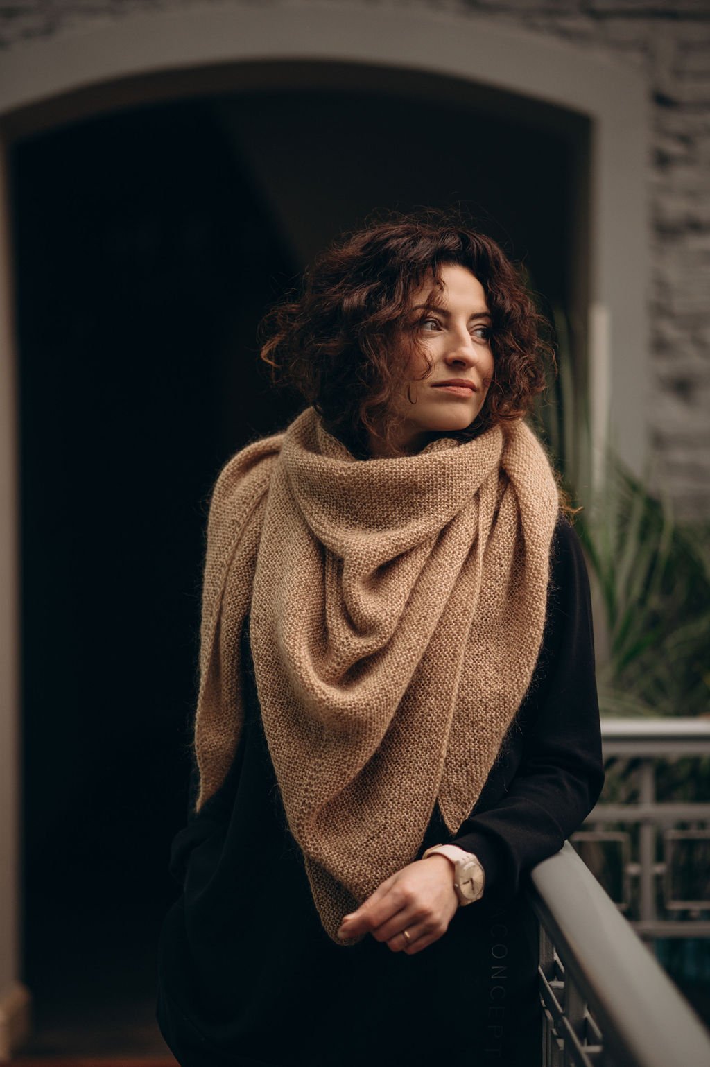 Milk Chocolate Baktus Scarf